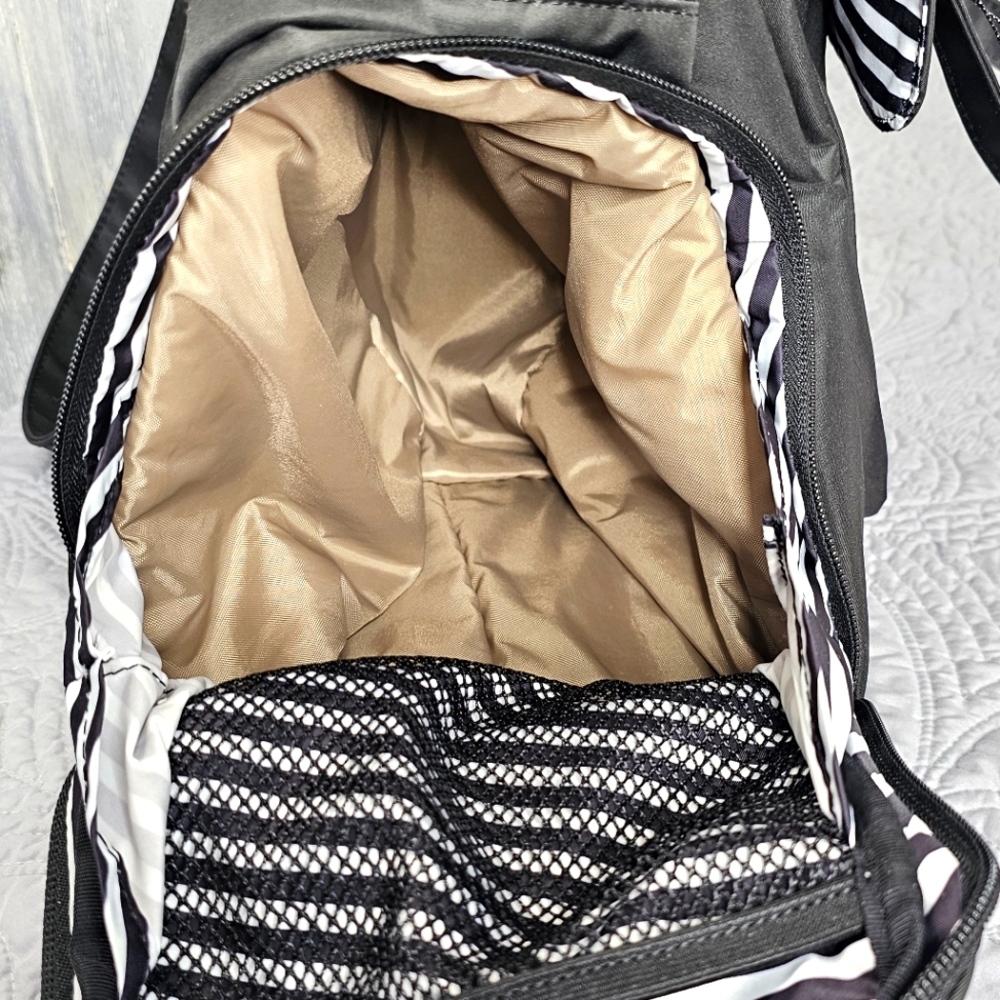 JuJuBe Blackout Pumped Breast Pump Baby Bag w/Change Pad & Wet Bag - Picture 7 of 14